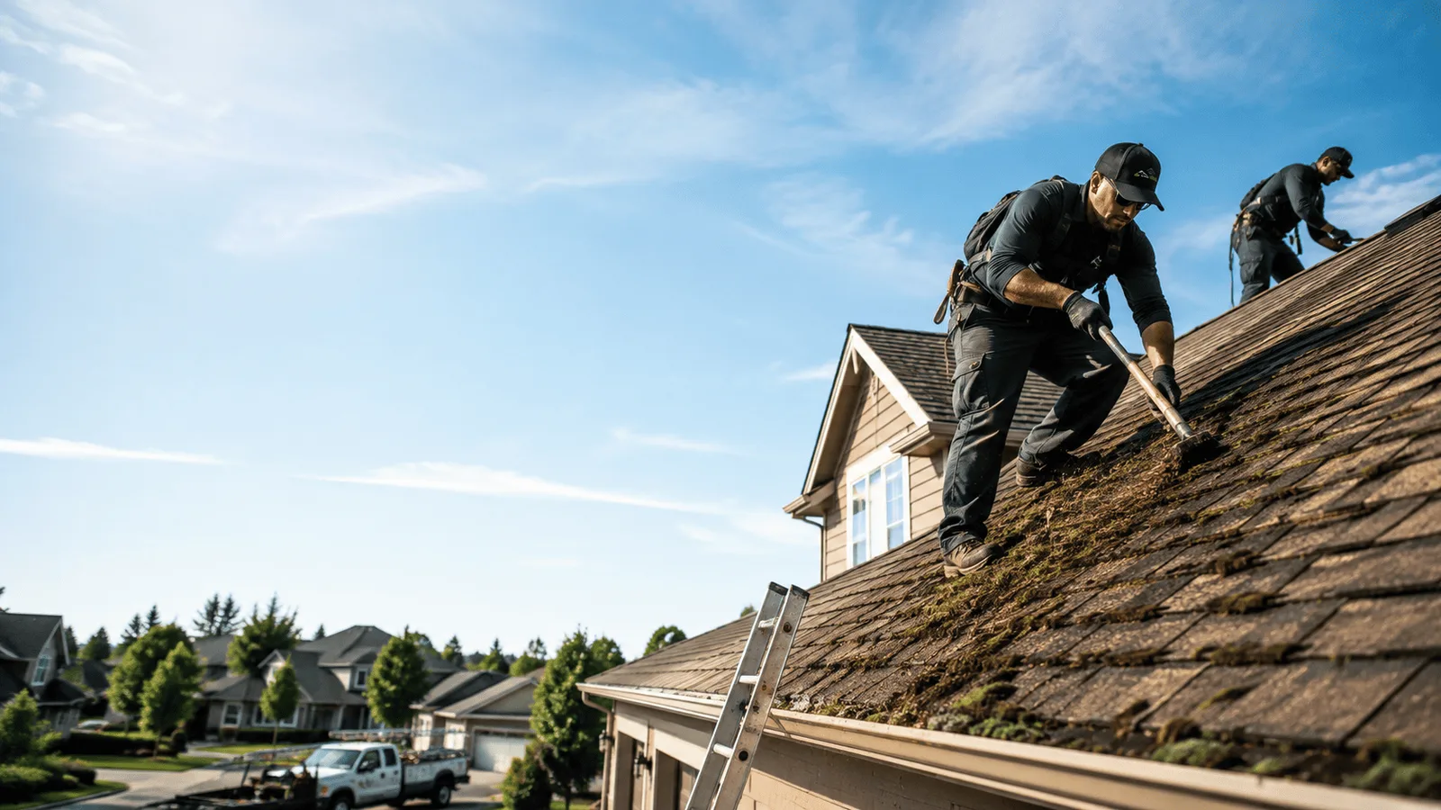 Roof Moss Removal in Howard, OH near me